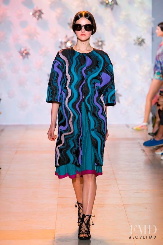 Luba Hryniv featured in  the Tsumori Chisato fashion show for Spring/Summer 2015