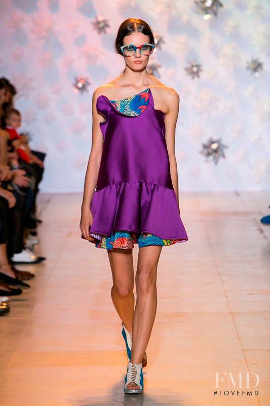 Alicja Tubilewicz featured in  the Tsumori Chisato fashion show for Spring/Summer 2015