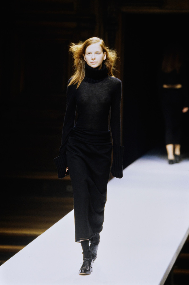 Zora Star featured in  the Yohji Yamamoto fashion show for Autumn/Winter 1998