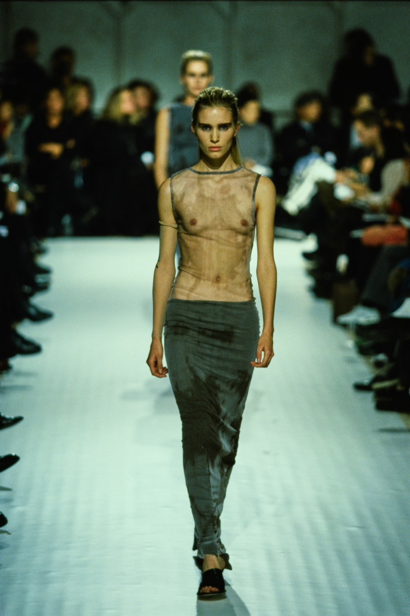 Ann Demeulemeester fashion show for Spring/Summer 1998