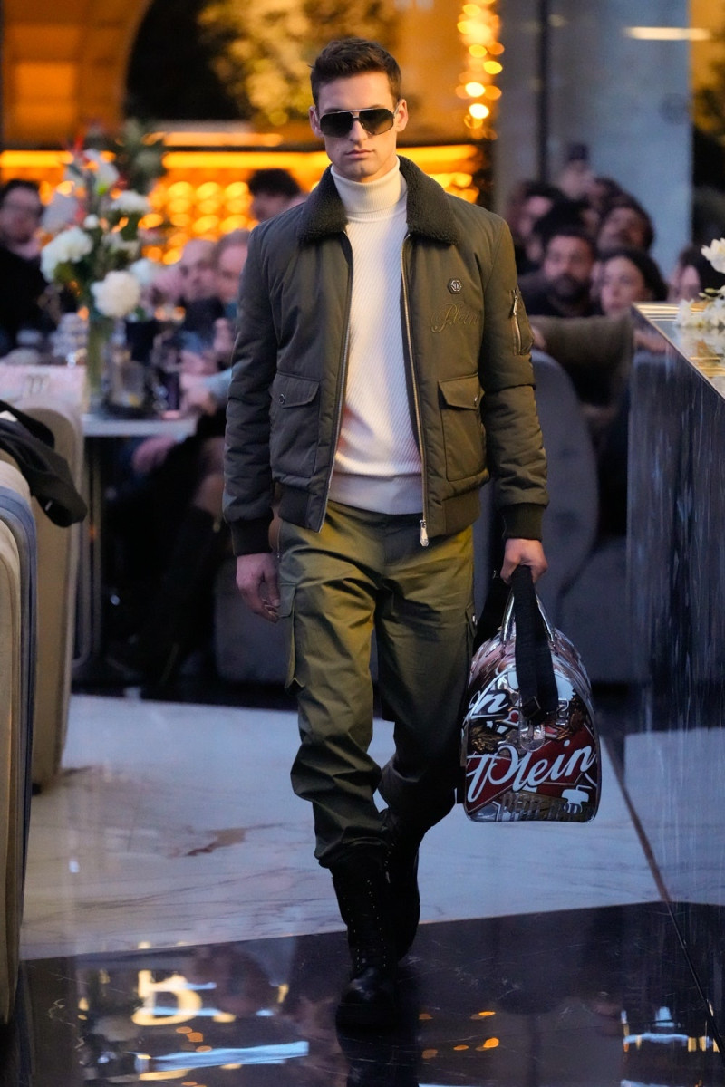 David Trulik featured in  the Philipp Plein fashion show for Autumn/Winter 2025