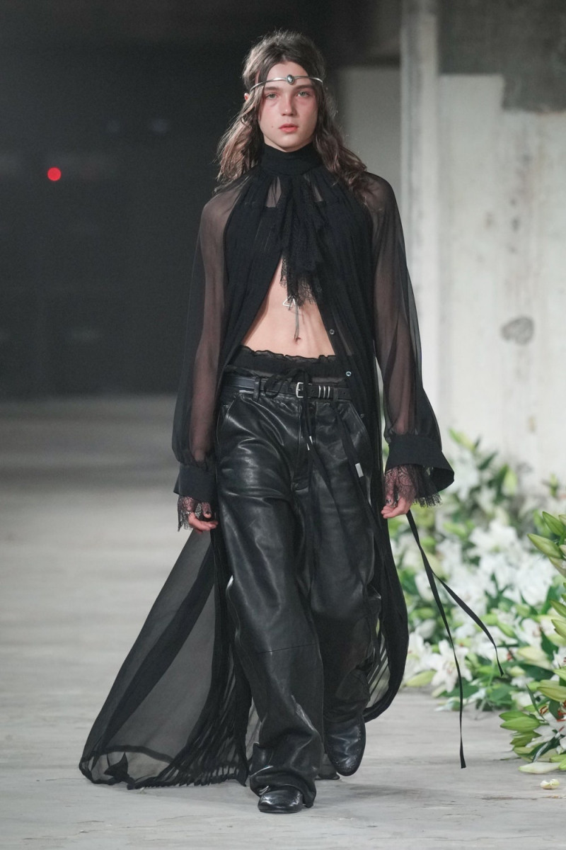 Ann Demeulemeester fashion show for Spring/Summer 2025