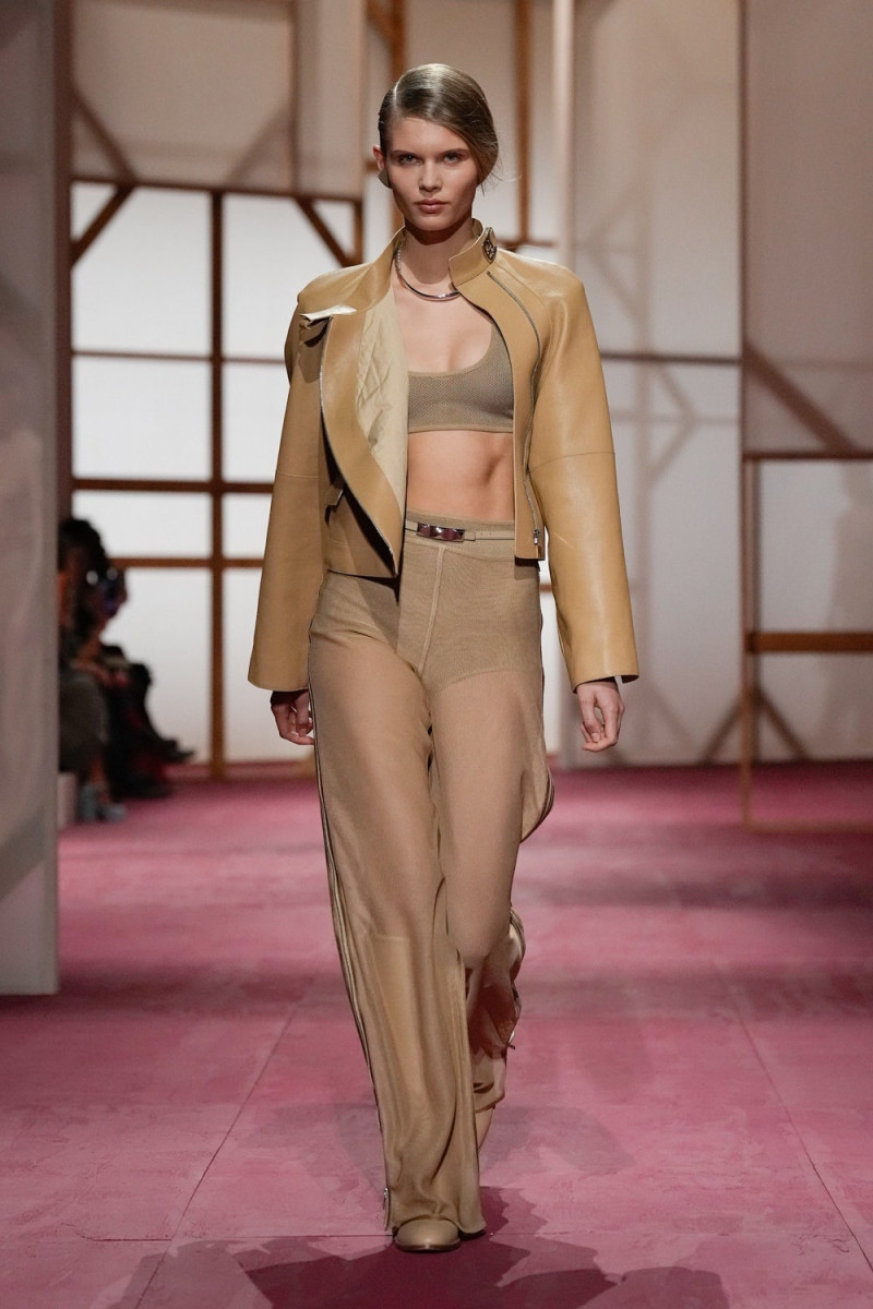 Ida Heiner featured in  the Hermès fashion show for Spring/Summer 2025