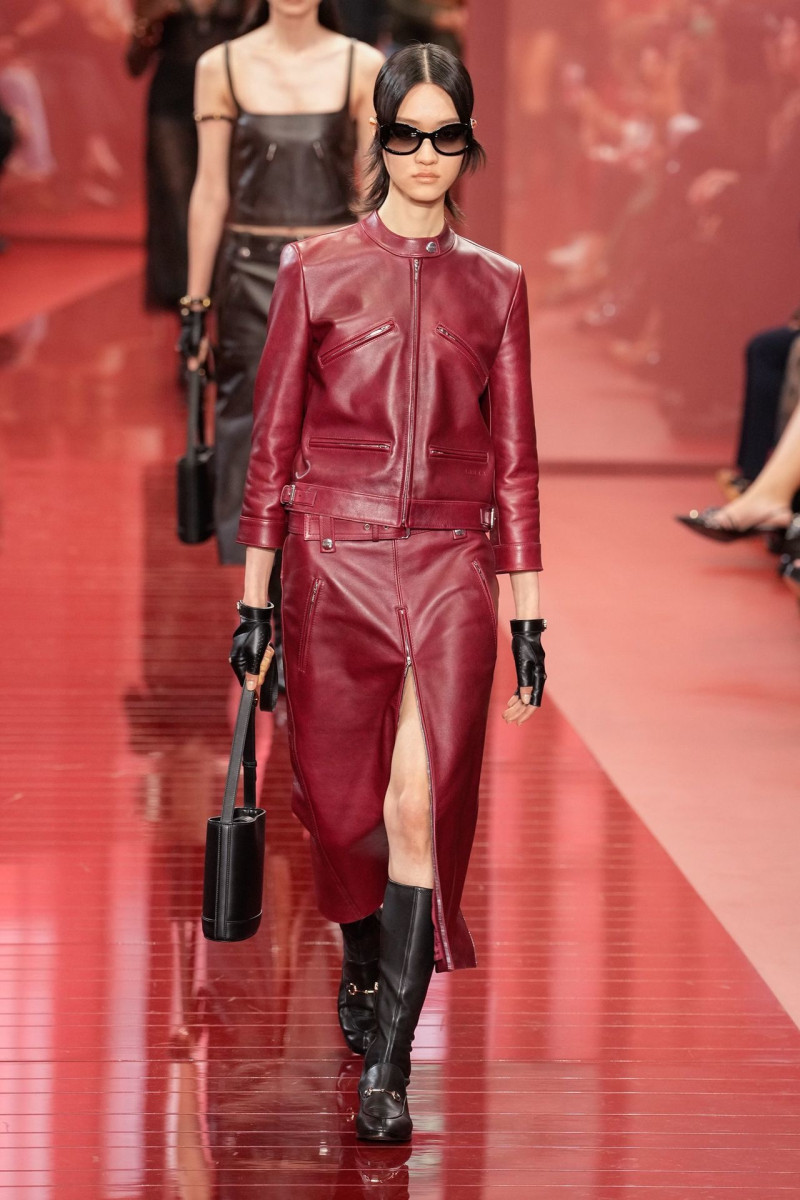Chloe Oh featured in  the Gucci fashion show for Spring/Summer 2025