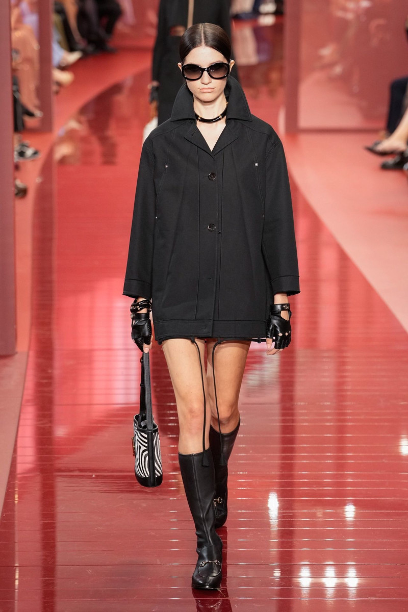 Carla Lopez featured in  the Gucci fashion show for Spring/Summer 2025