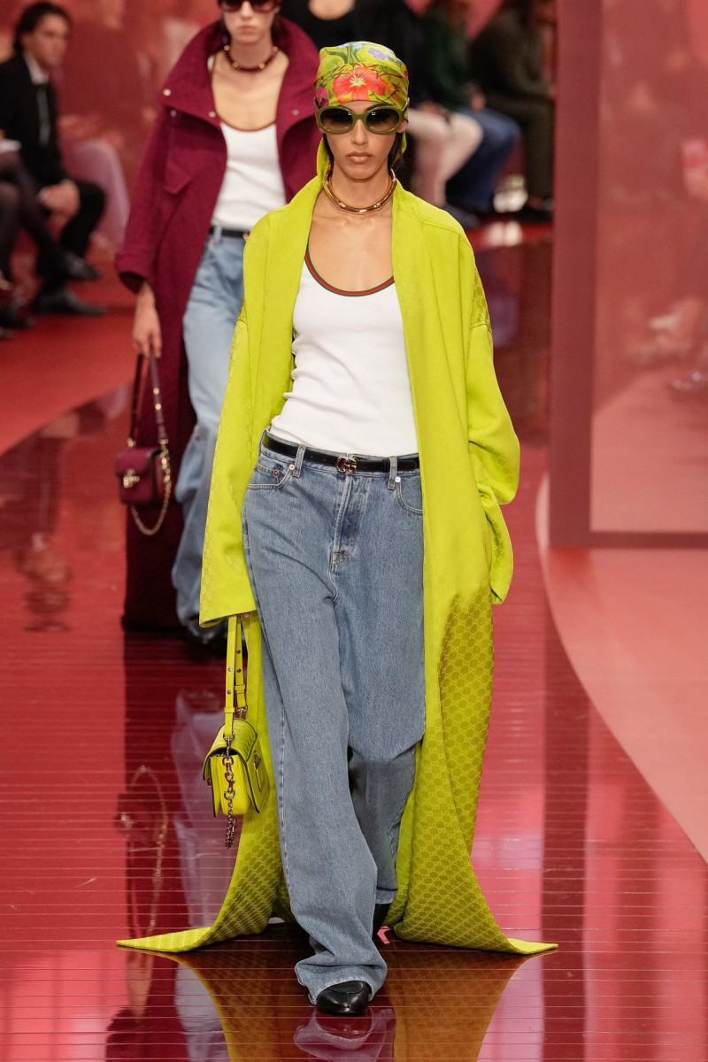 Esther Santos featured in  the Gucci fashion show for Spring/Summer 2025