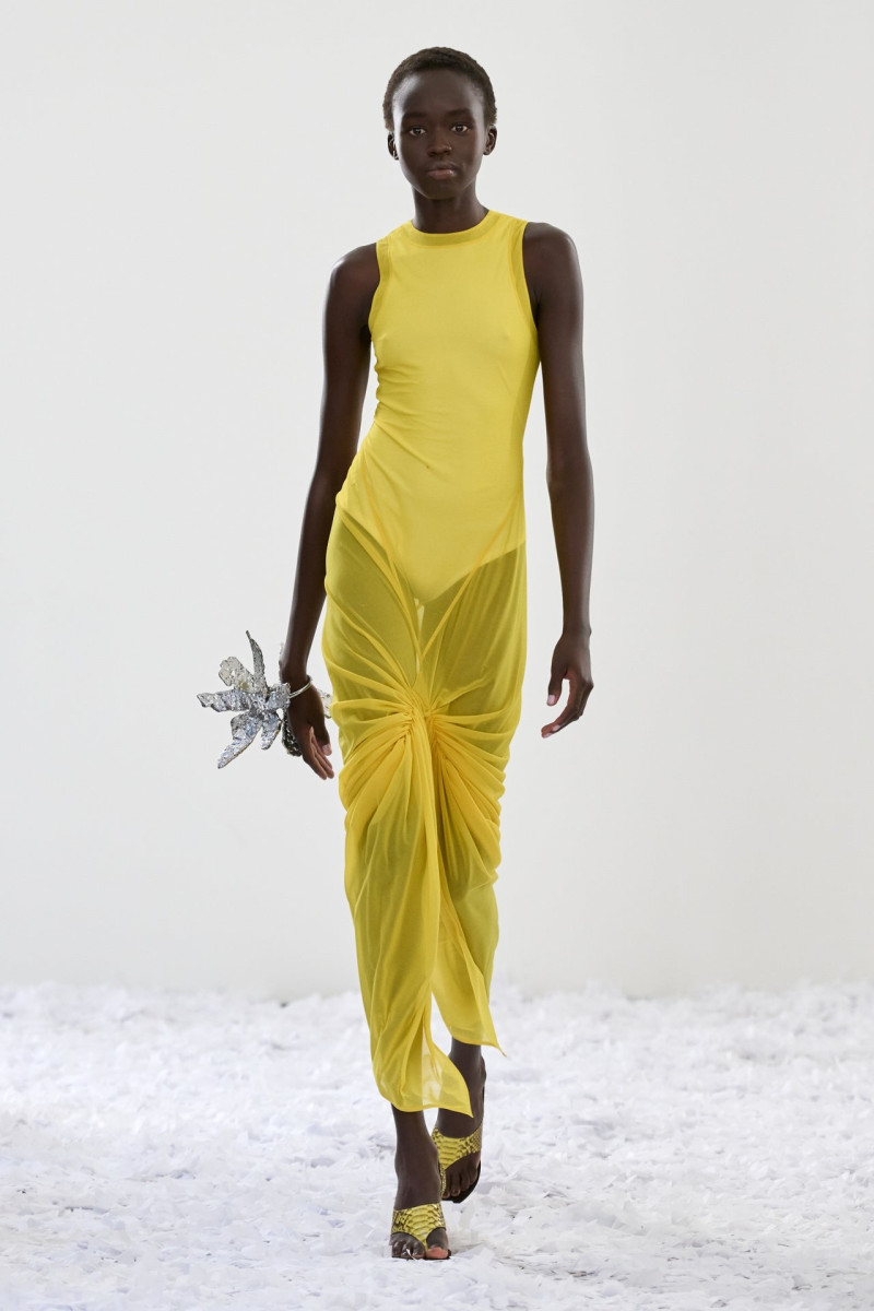 Anyier Anei featured in  the 16Arlington fashion show for Spring/Summer 2025