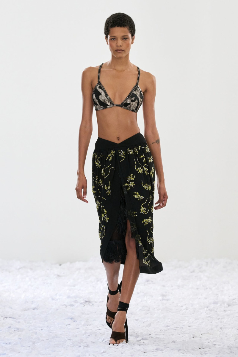 Laiza de Moura featured in  the 16Arlington fashion show for Spring/Summer 2025