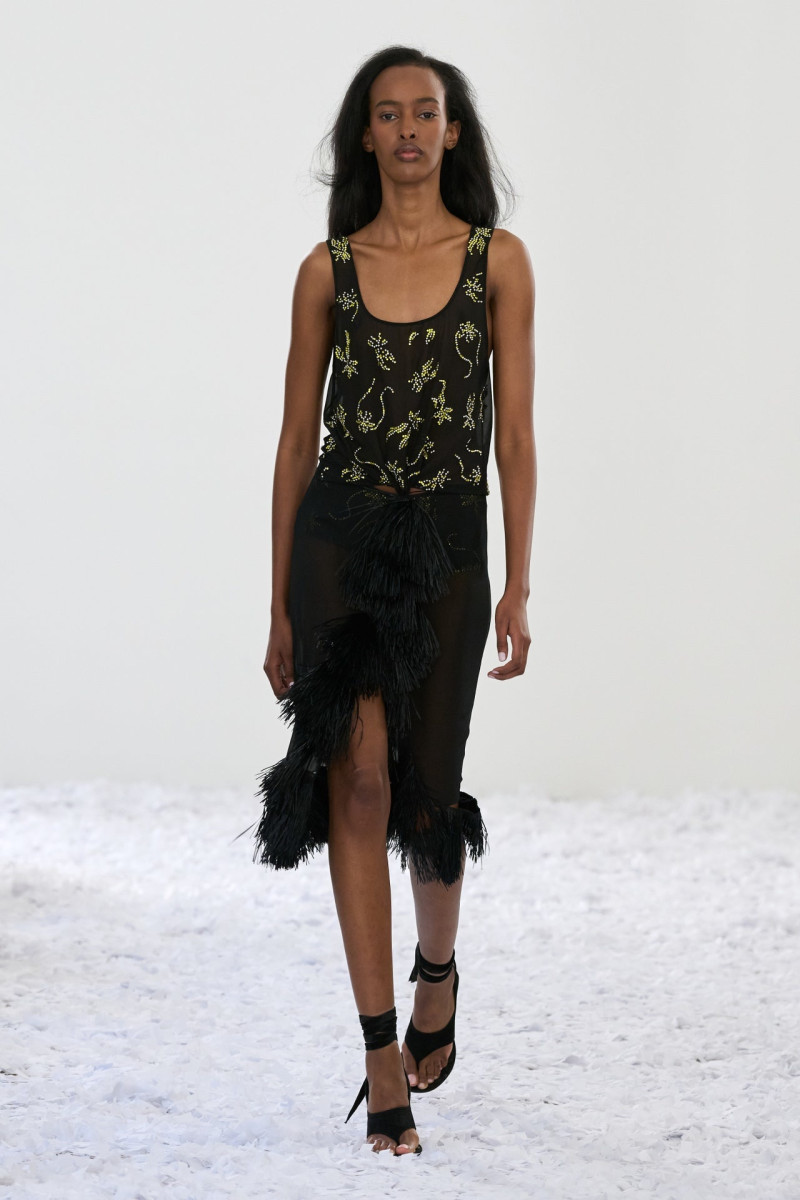 Amina Ahmed featured in  the 16Arlington fashion show for Spring/Summer 2025