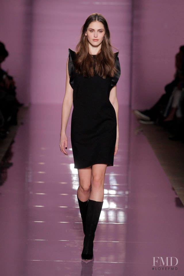 Iuliia Danko featured in  the Les Copains fashion show for Autumn/Winter 2014