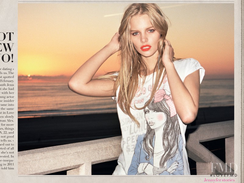 Marloes Horst featured in  the Jennifer Summer advertisement for Summer 2011