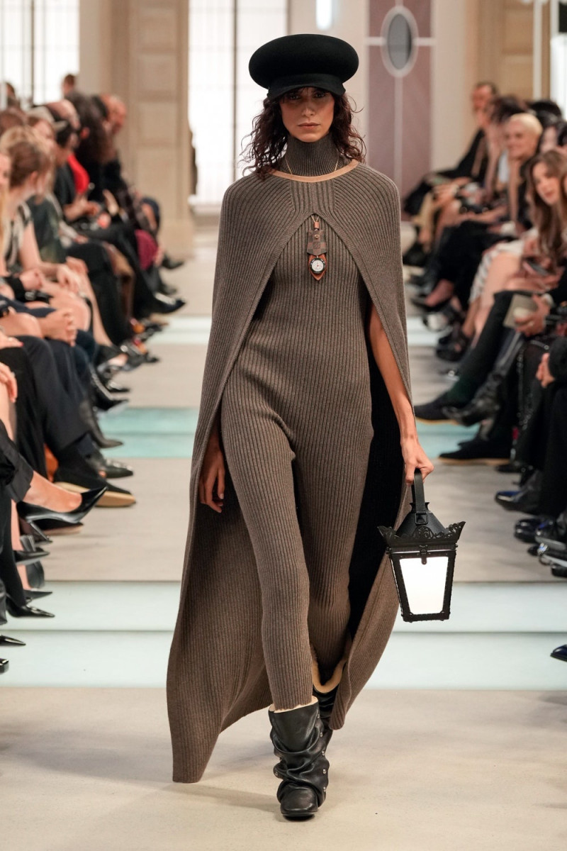 Mica Arganaraz featured in  the Louis Vuitton fashion show for Autumn/Winter 2025
