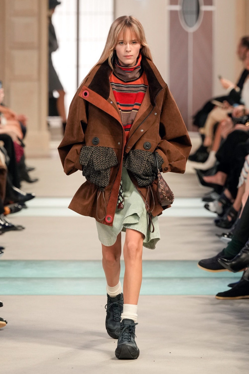 Kristine Lindseth featured in  the Louis Vuitton fashion show for Autumn/Winter 2025