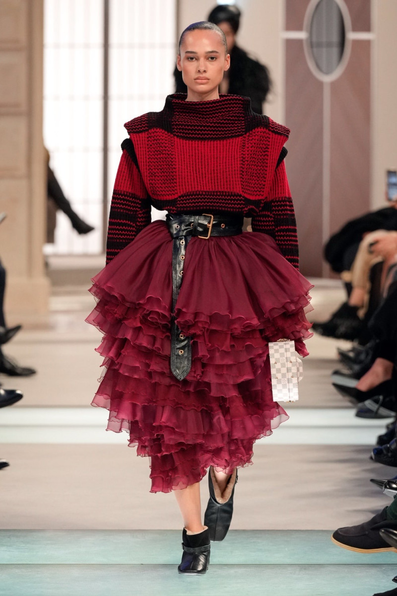 Annemary Aderibigbe featured in  the Louis Vuitton fashion show for Autumn/Winter 2025