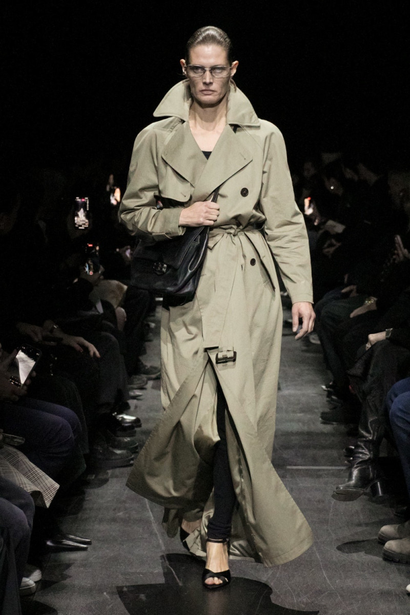 Malgosia Bela featured in  the Balenciaga fashion show for Autumn/Winter 2025