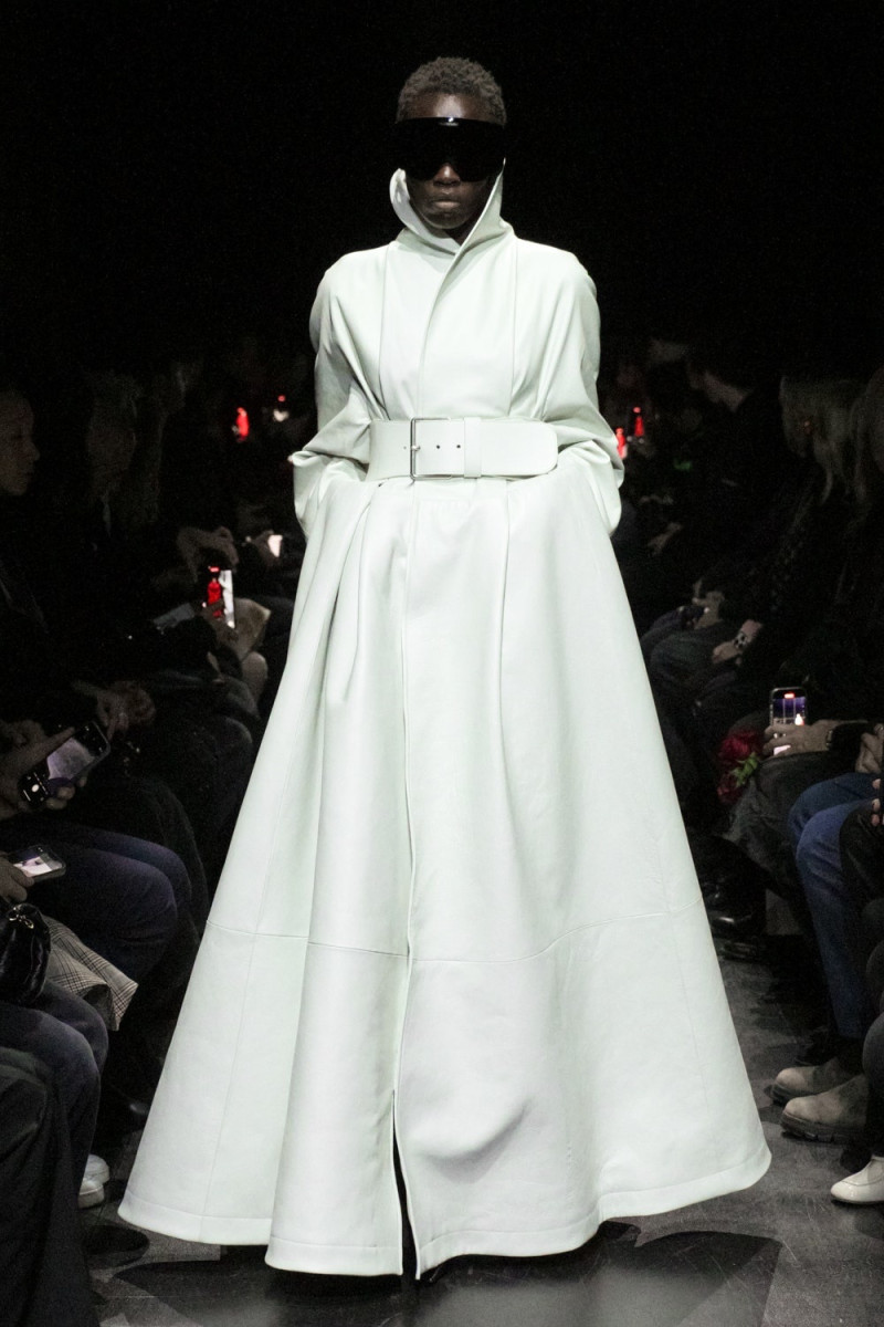 Awar Odhiang featured in  the Balenciaga fashion show for Autumn/Winter 2025