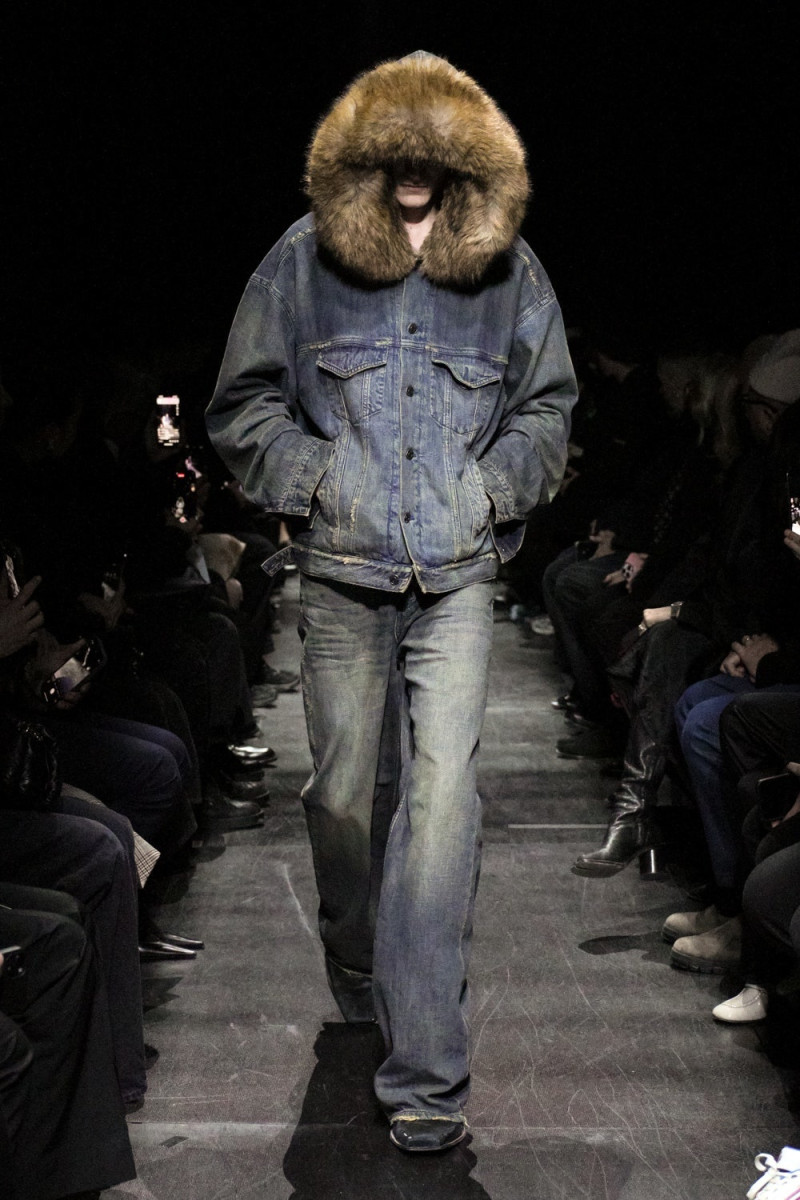 Clement Bruyere featured in  the Balenciaga fashion show for Autumn/Winter 2025