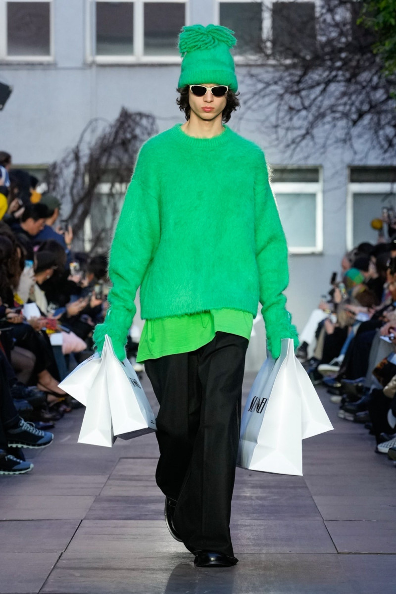 Wolf Missotten featured in  the Sunnei fashion show for Autumn/Winter 2025