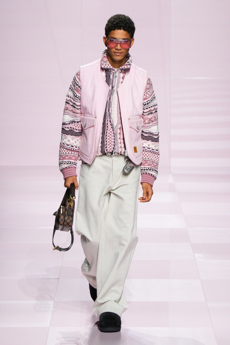 Jeranimo van Russel featured in  the Louis Vuitton fashion show for Autumn/Winter 2025