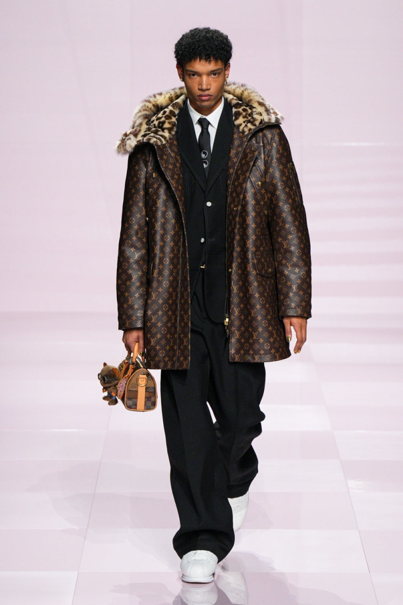 Nigel Herrenauw featured in  the Louis Vuitton fashion show for Autumn/Winter 2025