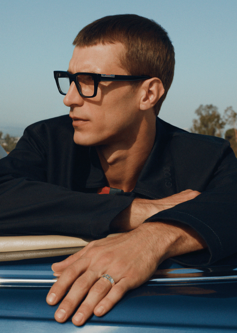 Clement Chabernaud featured in  the Gucci Eyewear advertisement for Spring/Summer 2025
