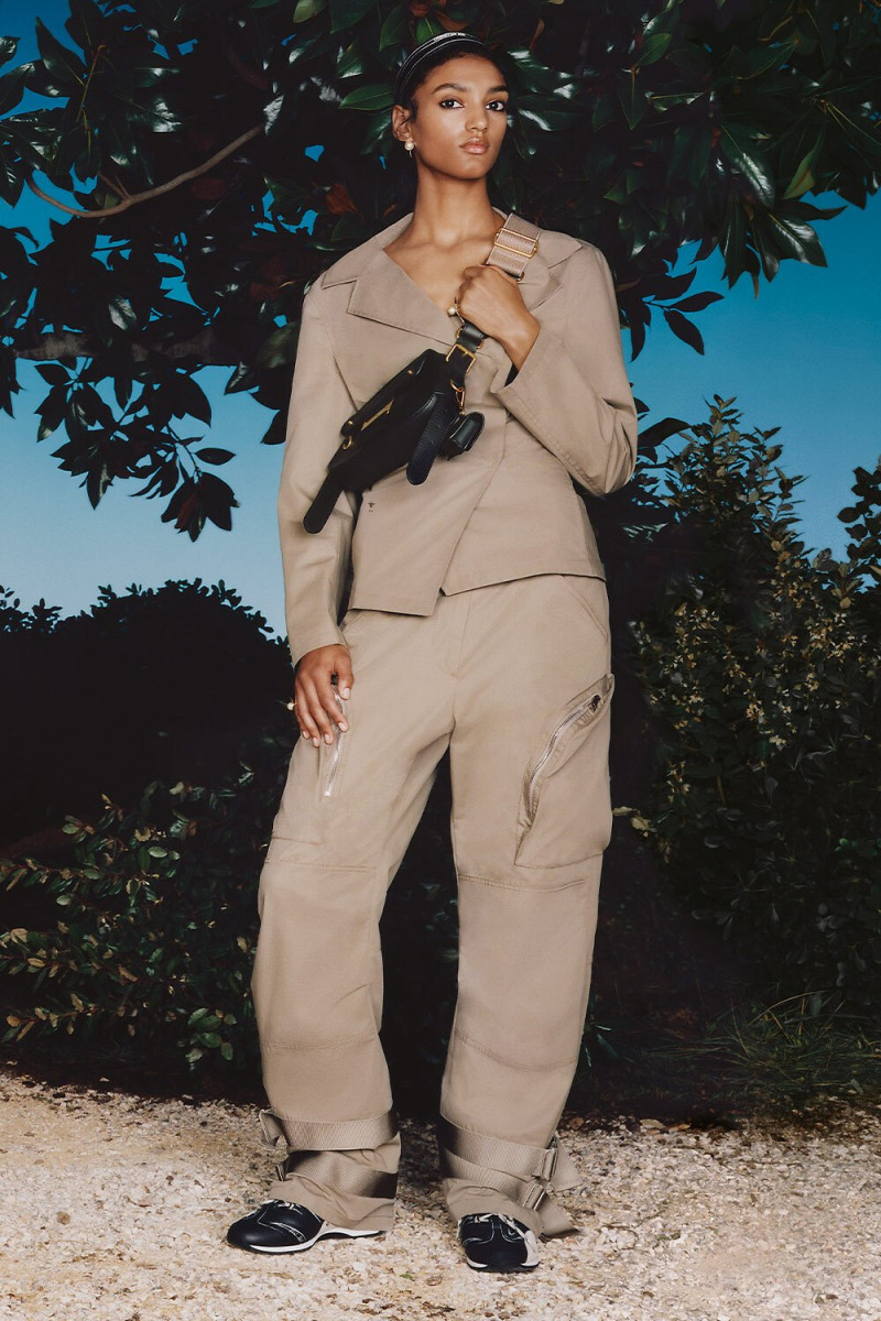 Ali Dansky featured in  the Christian Dior advertisement for Spring/Summer 2025