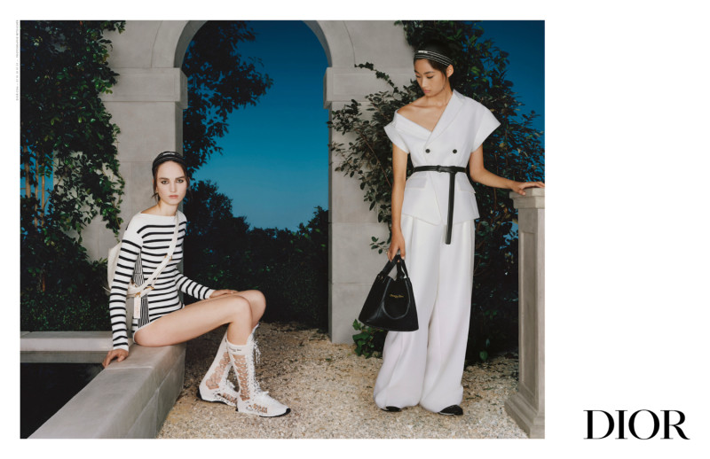 Lilli Ostendarp featured in  the Christian Dior advertisement for Spring/Summer 2025