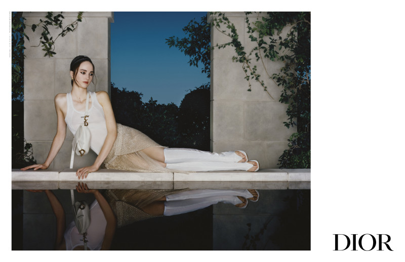 Lilli Ostendarp featured in  the Christian Dior advertisement for Spring/Summer 2025