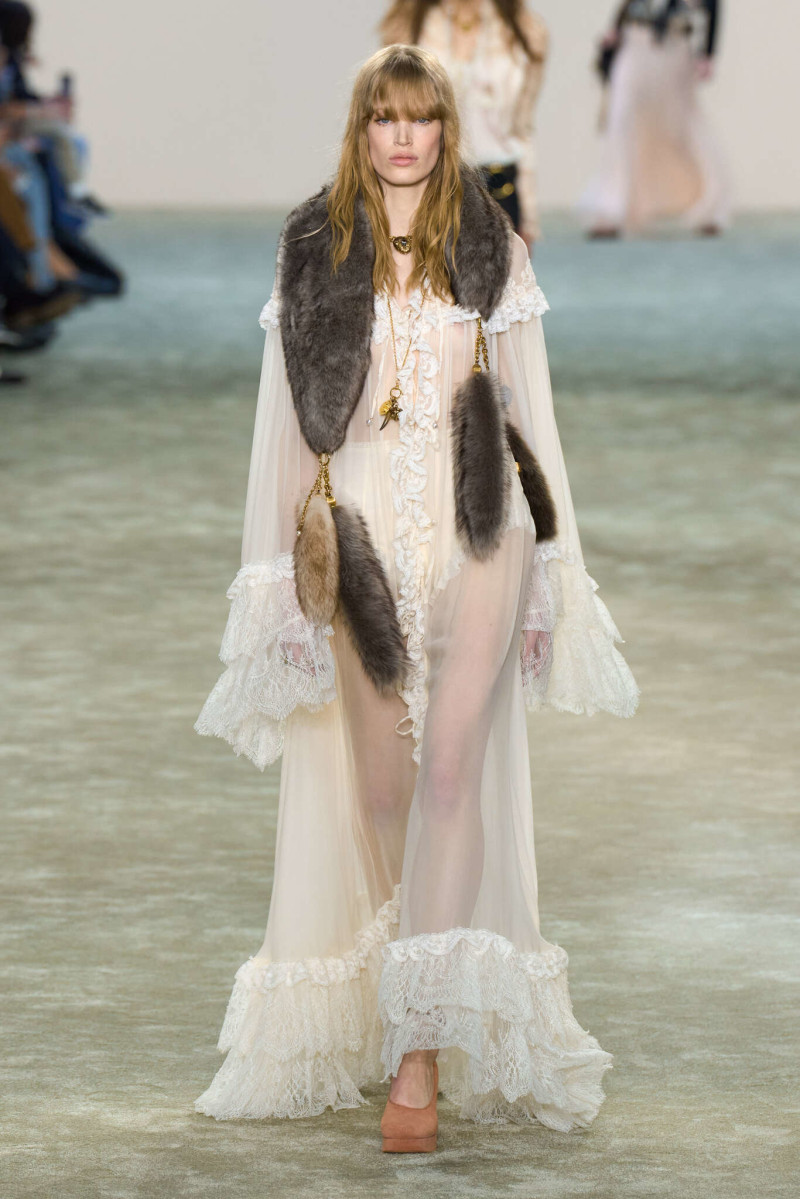 Jacqui Hooper featured in  the Chloe fashion show for Autumn/Winter 2025