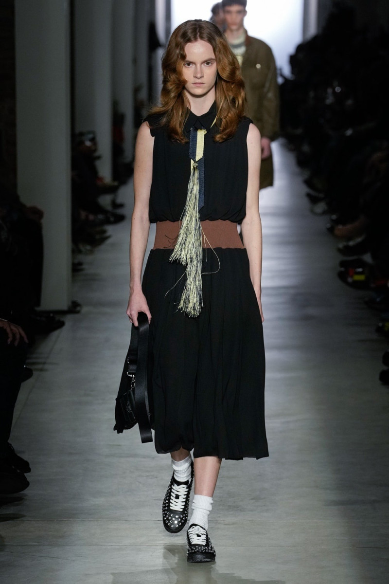 Pleun Keijsers featured in  the Onitsuka Tiger fashion show for Autumn/Winter 2025
