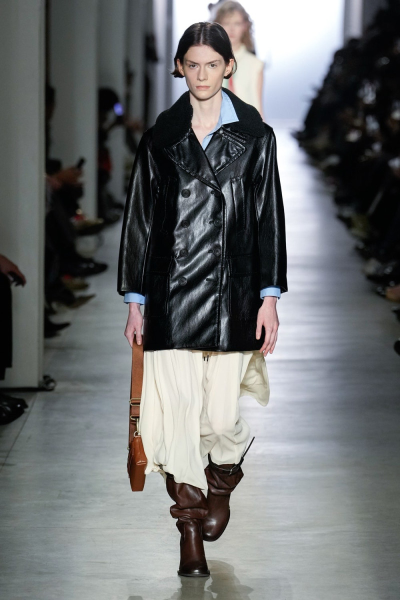 Boyka Matova featured in  the Onitsuka Tiger fashion show for Autumn/Winter 2025