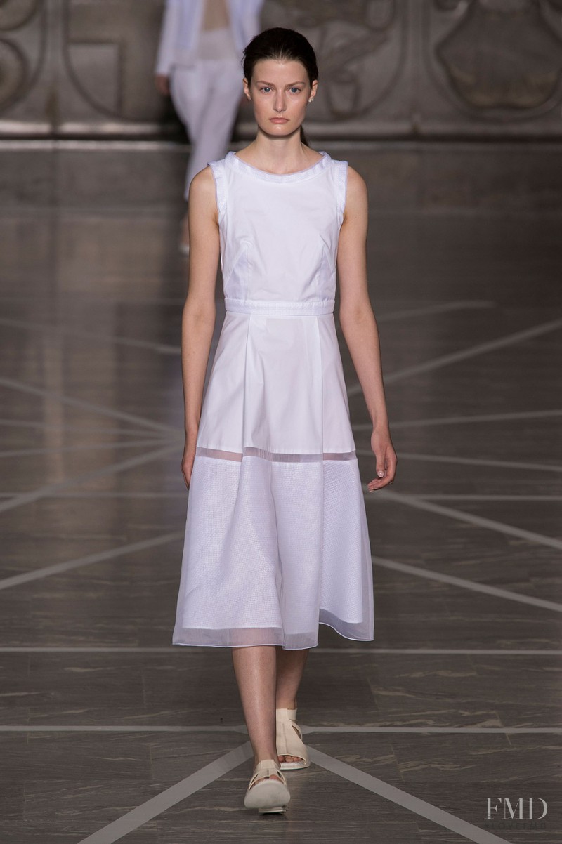 Viktoria Machajdik featured in  the Mila Schön fashion show for Spring/Summer 2015