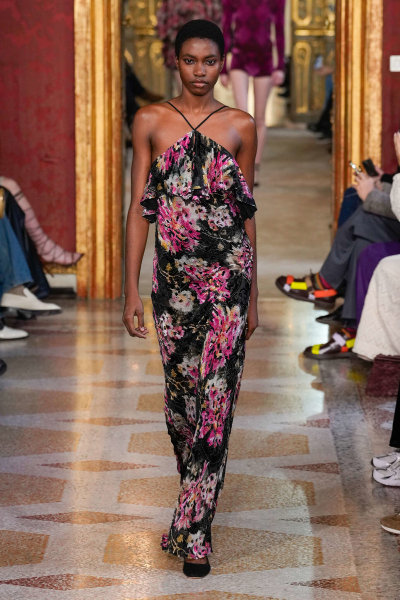 Gifty Emmanuel featured in  the Twinset fashion show for Autumn/Winter 2025