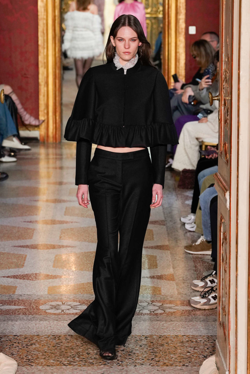 Coline  Leclere featured in  the Twinset fashion show for Autumn/Winter 2025