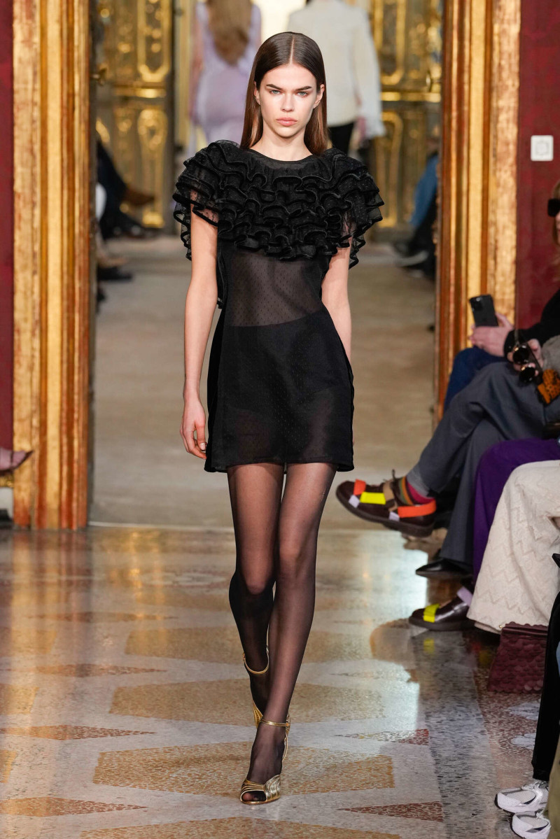 Michelle Møllerskov featured in  the Twinset fashion show for Autumn/Winter 2025