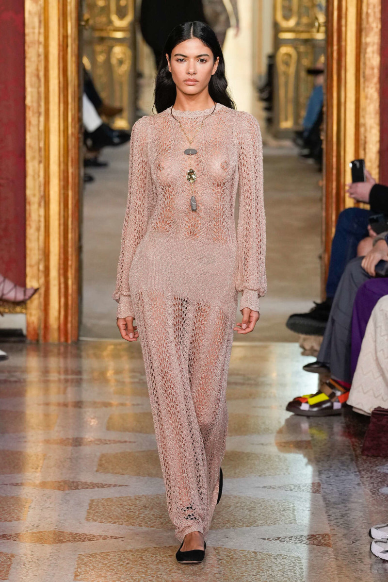 Rania Benchegra featured in  the Twinset fashion show for Autumn/Winter 2025
