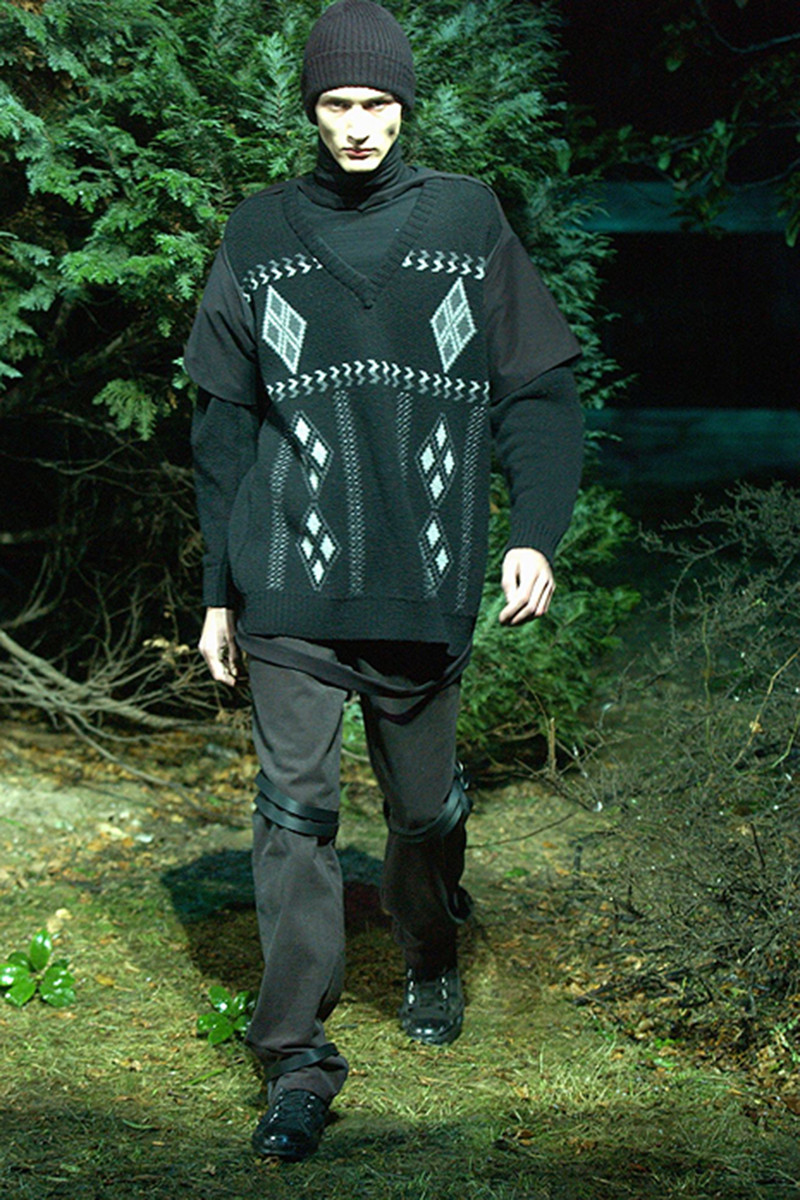 Raf Simons fashion show for Autumn/Winter 2002