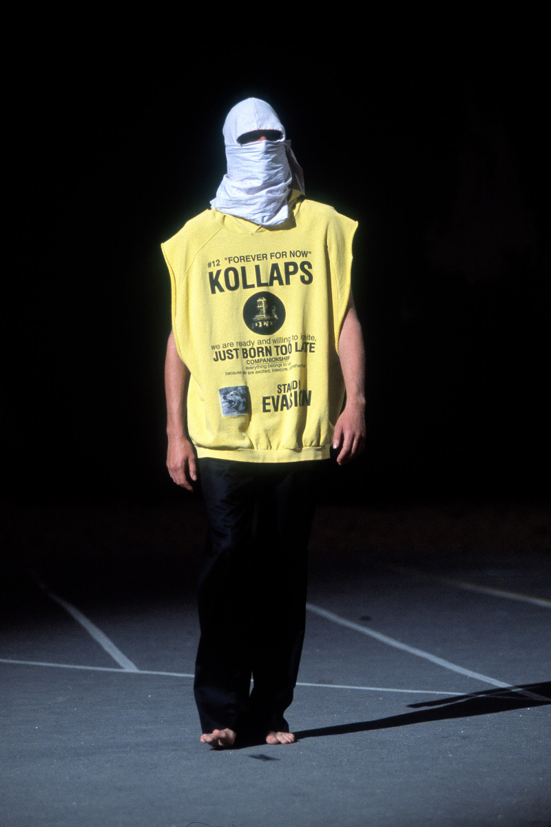 Raf Simons fashion show for Spring/Summer 2002
