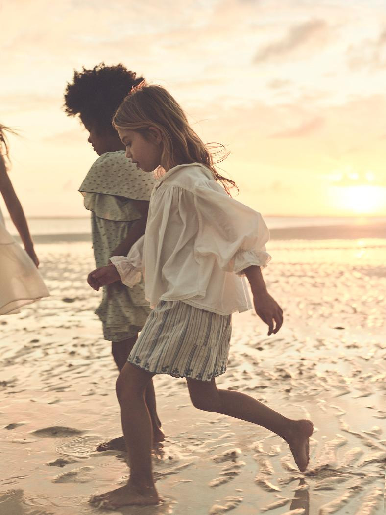 Zara Kids Studio Collection / Salt & Sky advertisement for Summer 2025