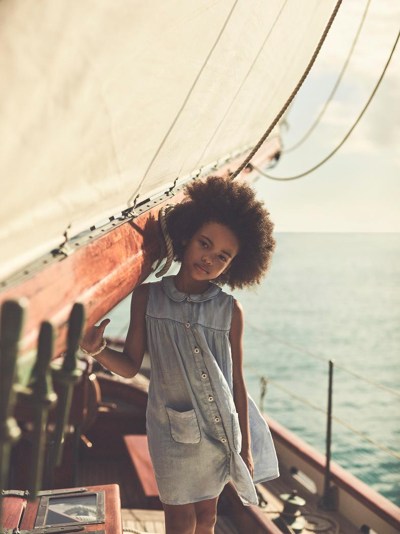 Zara Kids Studio Collection / Salt & Sky advertisement for Summer 2025