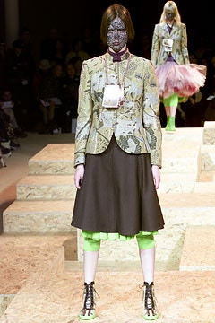 Alexandre Herchcovitch fashion show for Autumn/Winter 2002