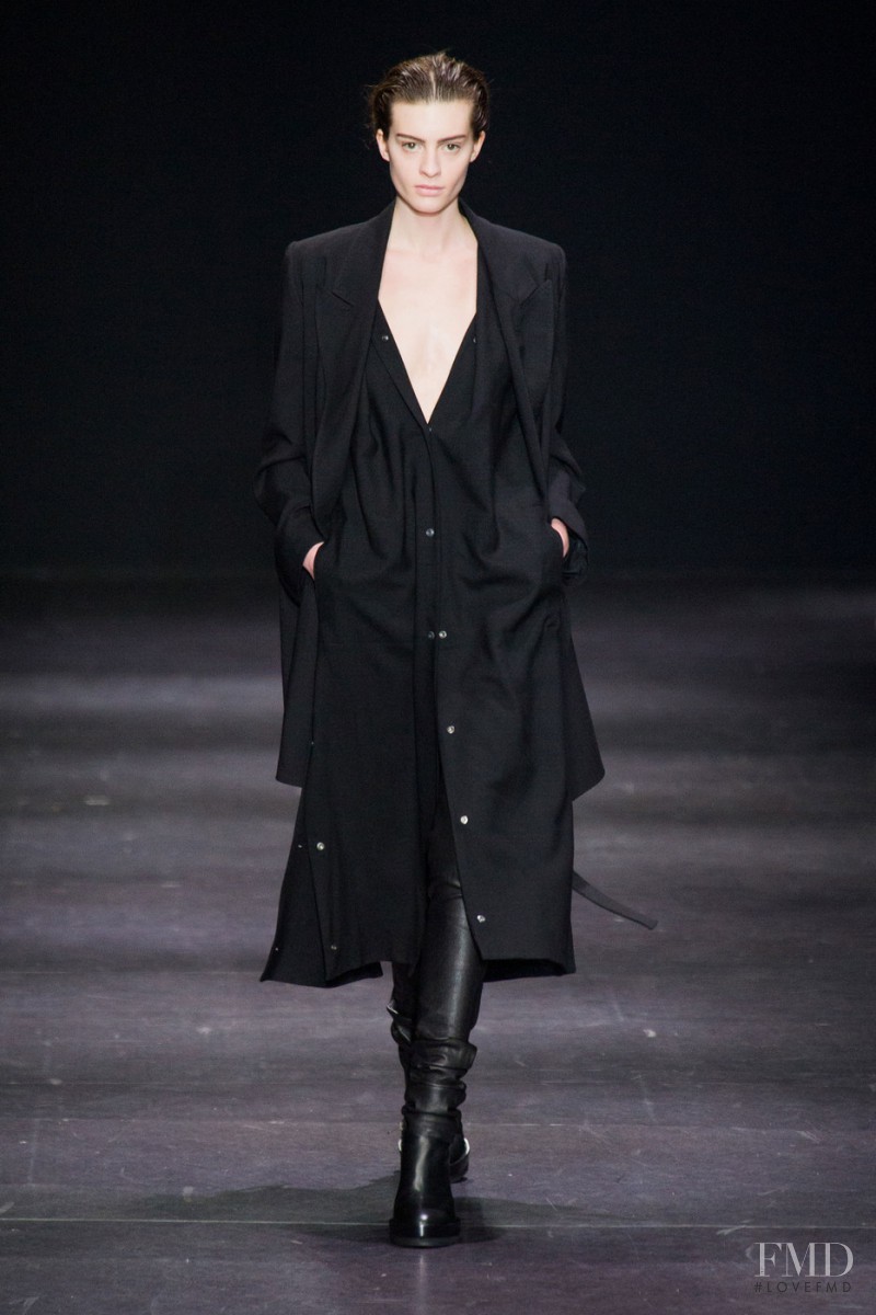 Cristina Mantas featured in  the Ann Demeulemeester fashion show for Autumn/Winter 2014