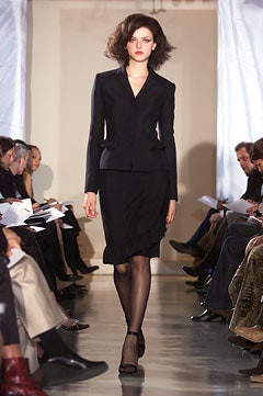 Badgley Mischka fashion show for Autumn/Winter 2002