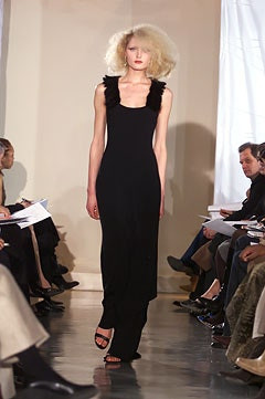 Badgley Mischka fashion show for Autumn/Winter 2002