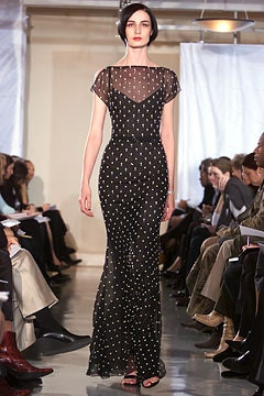 Badgley Mischka fashion show for Autumn/Winter 2002