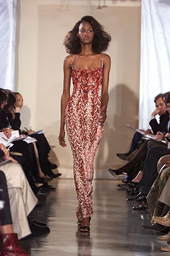 Badgley Mischka fashion show for Autumn/Winter 2002