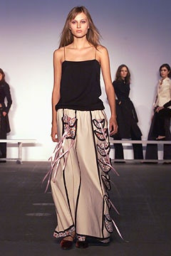 Behnaz Sarafpour fashion show for Autumn/Winter 2002