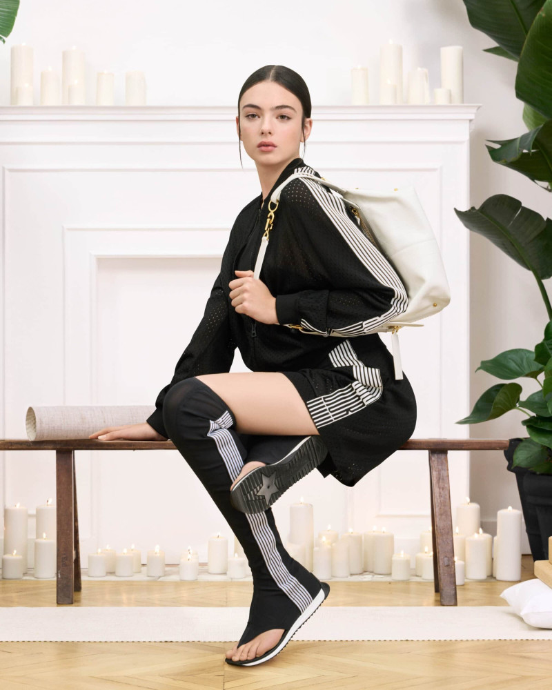 Deva Cassel featured in  the Christian Dior D-Journey Bag advertisement for Spring/Summer 2025