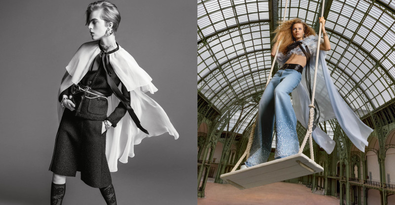 Libby Bennett featured in  the Chanel advertisement for Spring/Summer 2025