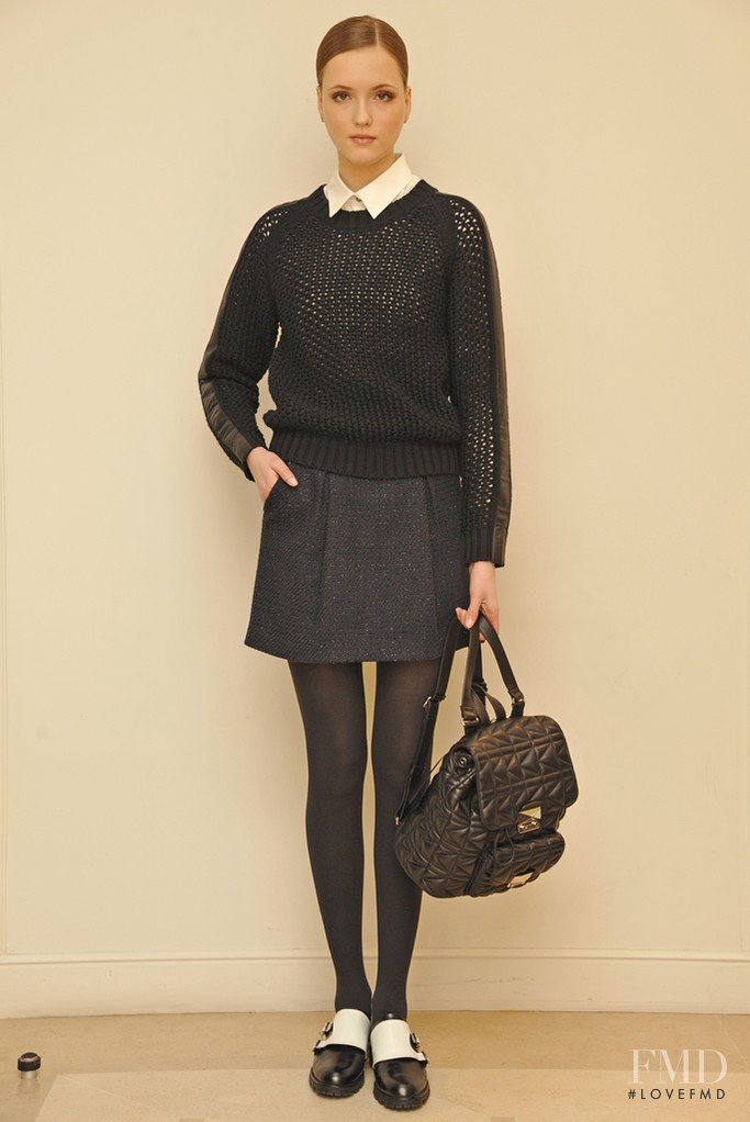Jane Grybennikova featured in  the Karl Lagerfeld fashion show for Autumn/Winter 2014